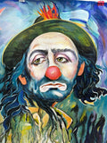 Clown feelings. Original Hand-Painted Acrylic