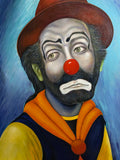 Willie the Clown – Original Acrylic Portrait