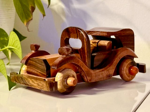 Handmade Wooden Classic Car