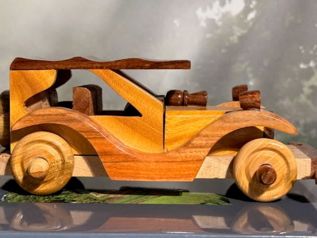 Handmade Wooden Classic Car