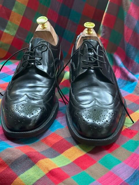 Johnston & Murphy Black Dress Shoes Size 8.5 | Pre-Owned | Overlooked Treasures