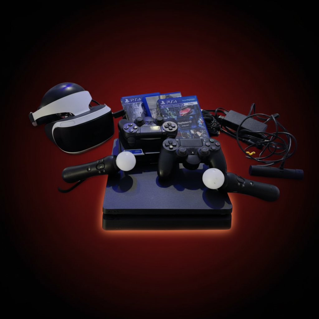 PS4 Bundle – Red & Black Cinematic